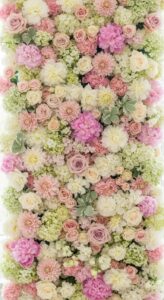 1. Flower Wall Backdrop