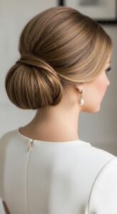 1. Soft Low Bun 