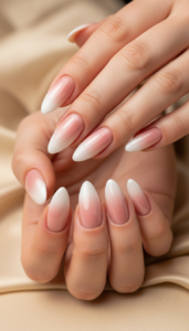 11. Ombre Glazed Nails 