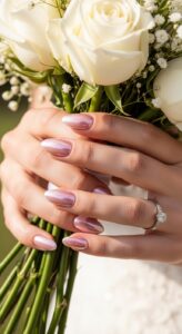 2. Soft Pink Chrome Nails