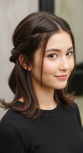 20. Simple Twist Back Style 