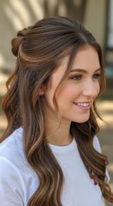 4. Half Up Half Down