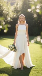 6. High Slit Bridal Dresses