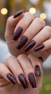 10. Matte Nails with Glossy Tips