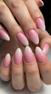 Ombre Soft Pink Nails
