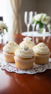 1. Classic White Wedding Cupcakes