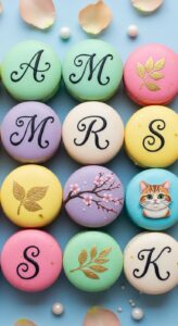 11. Personalised Macarons