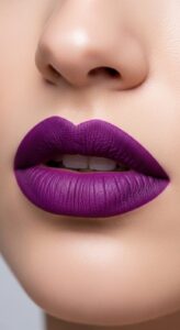 12. Purple Statement Lips