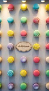 19. Macaron Wall Display