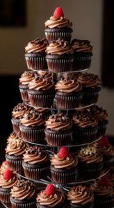 3. Chocolate Lover’s Cupcake Tower
