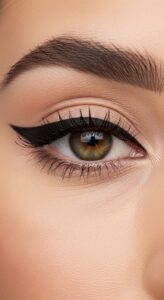 3. Thin and Clean Eyeliner