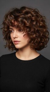4. Textured Shoulder-Length Curls