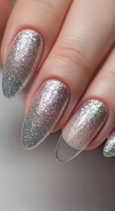 5. Glitter Fade Nails