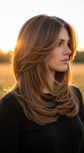 5. Long Layered Hair