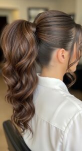 5. Textured Ponytail