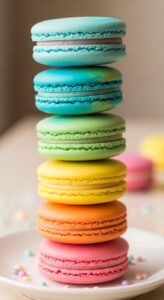 7. Ombre Colour Macaron Design