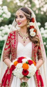  7. Cultural Fusion Bridal Style