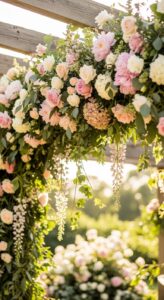 7. Hanging Flower Arch