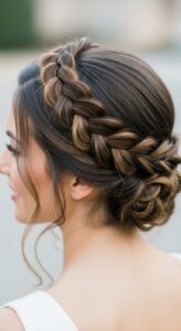 8. Braided Crown Style