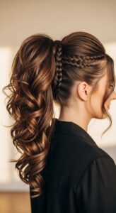 8. Voluminous Ponytail