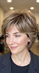 Soft Layers for Short Hair