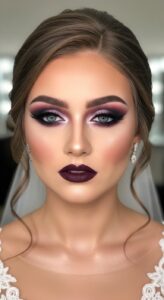Modern bridal makeup 