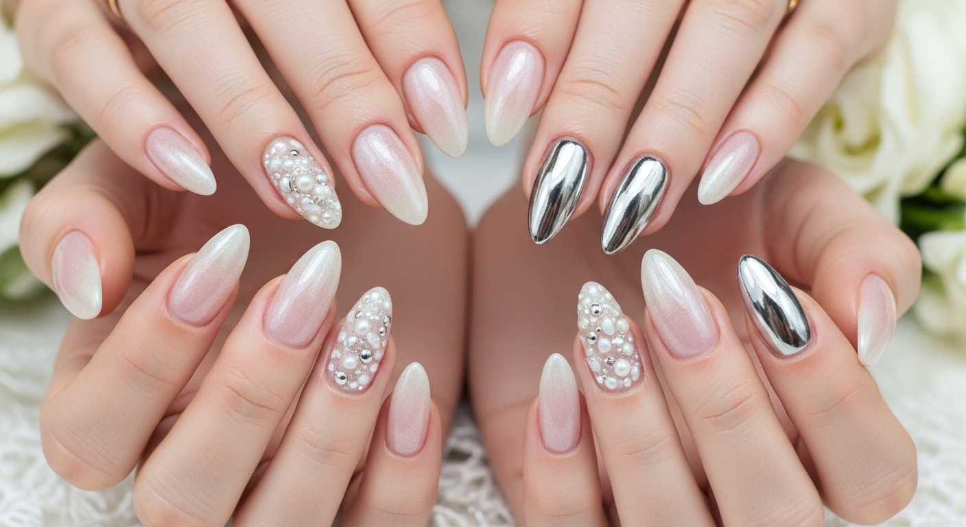 15 Glazed Donut Bridal Nails