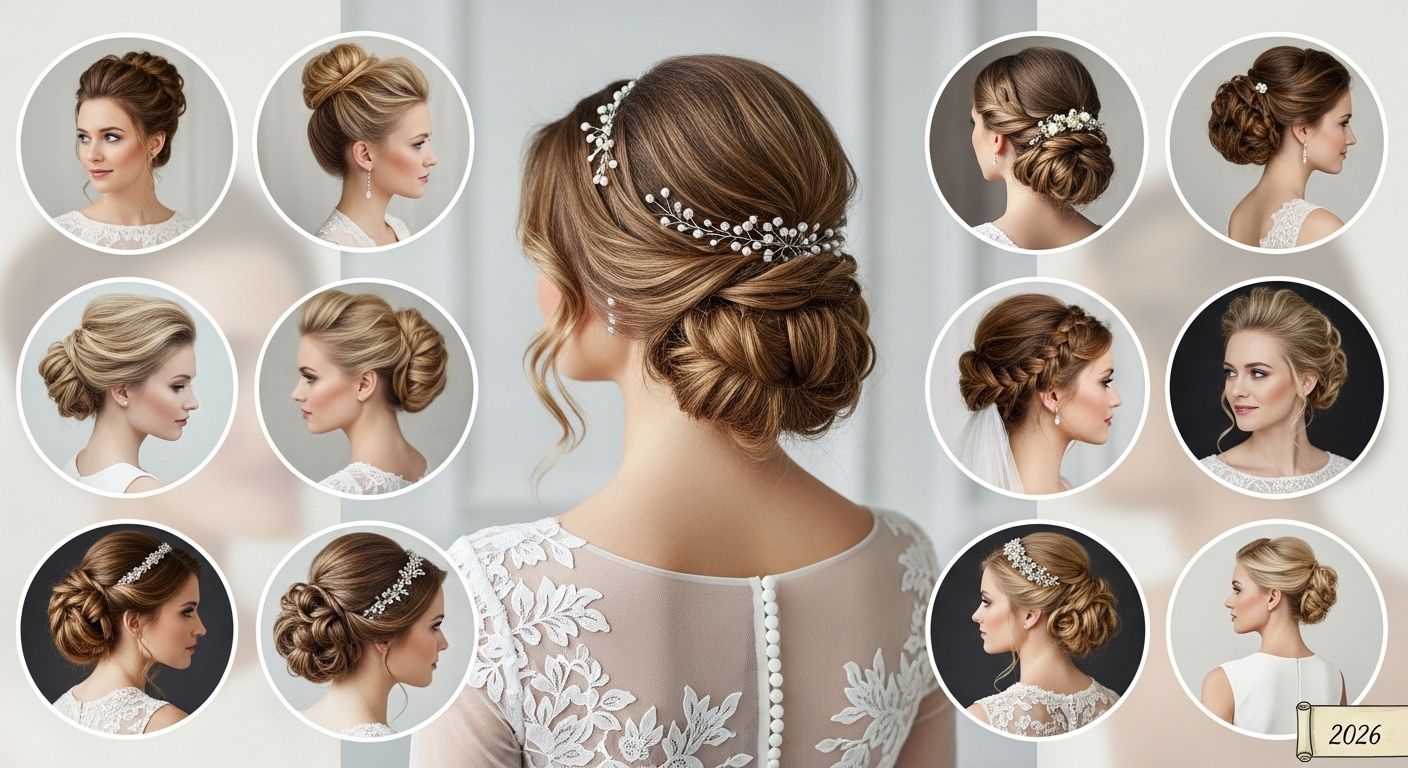 Wedding Updos for Square Faces (Complete 2026 Guide)