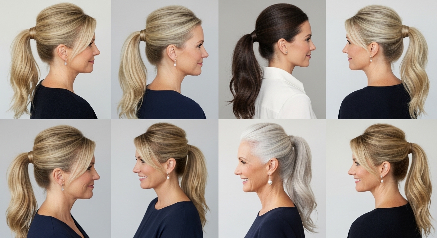 9 Gorgeous Mother of the Bride Ponytail Ideas