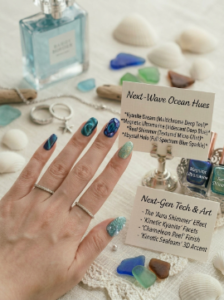 1. Ocean Wave Nails