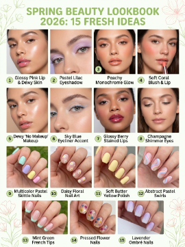 Spring Nails and Makeup 2026: 15 Ideas for a Fresh