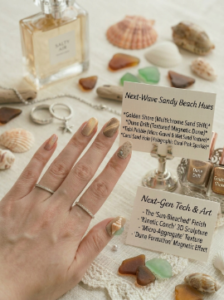 2. Sandy Beach Nails