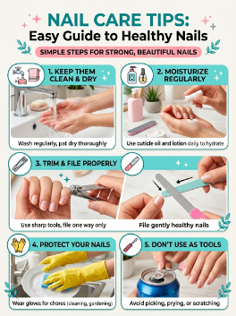 Nail Care Tips: Easy Guide to Healthy Nails