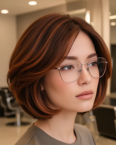 Hairstyles for Square Faces With Glasses (Female) 2027