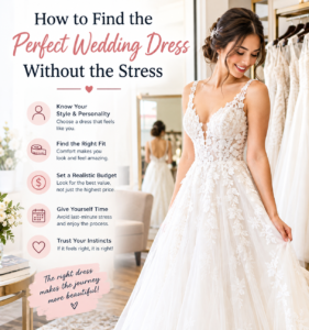 How to Find the Perfect Wedding Dress Without the Stress